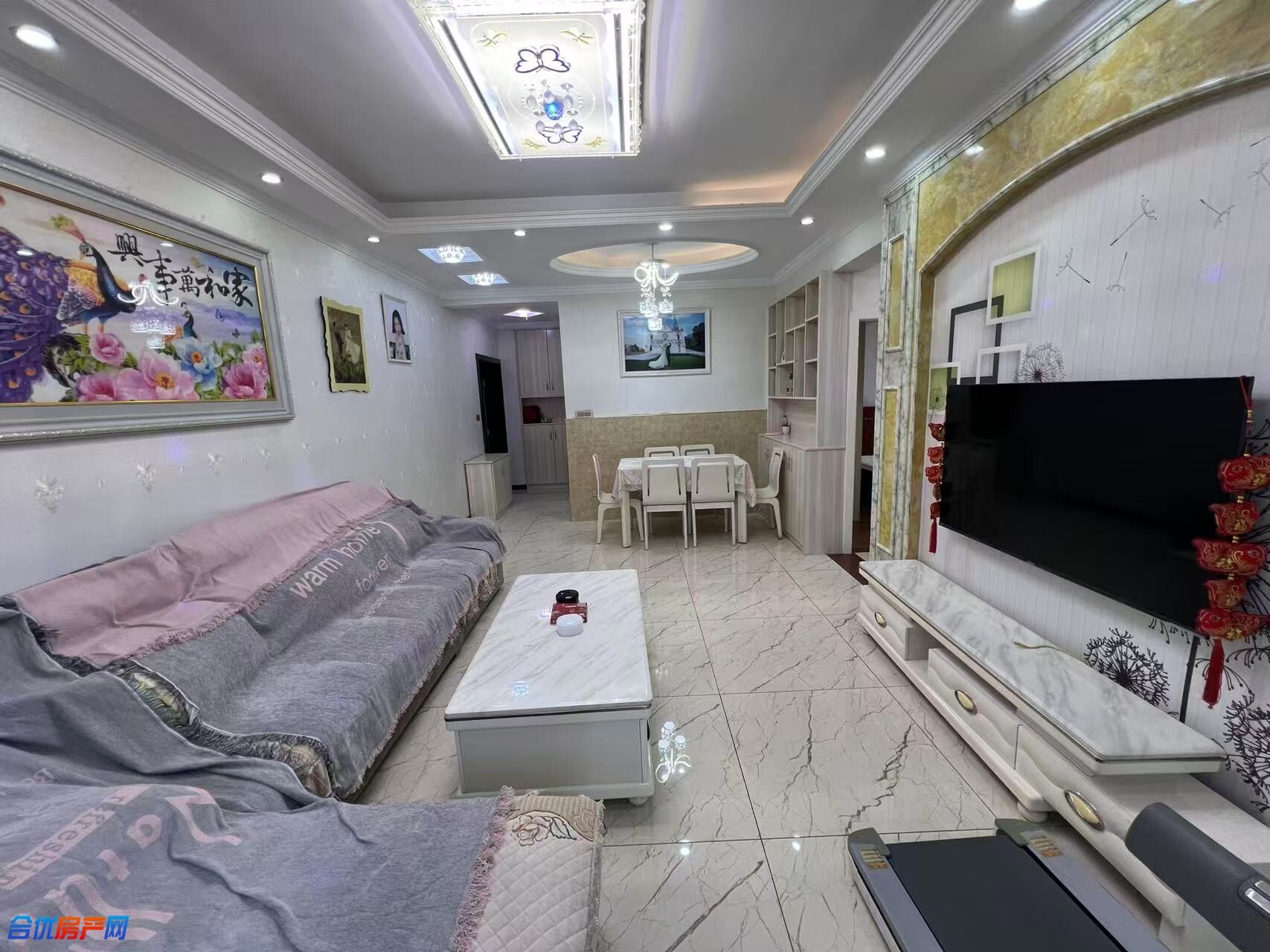 白鹿小学附近天然居二室正宗家居装修精装房成色新家具家电齐采光很好